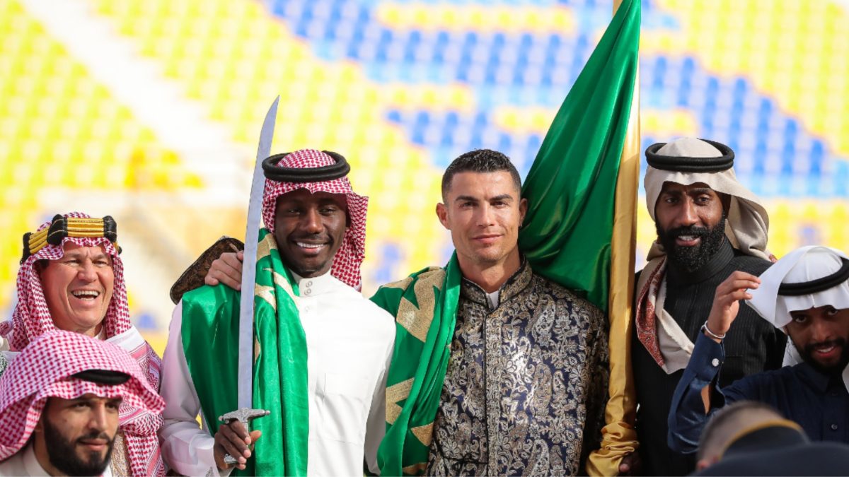 Cristiano Ronaldo Celebrates Saudi Founding Day Harper S Bazaar Arabia