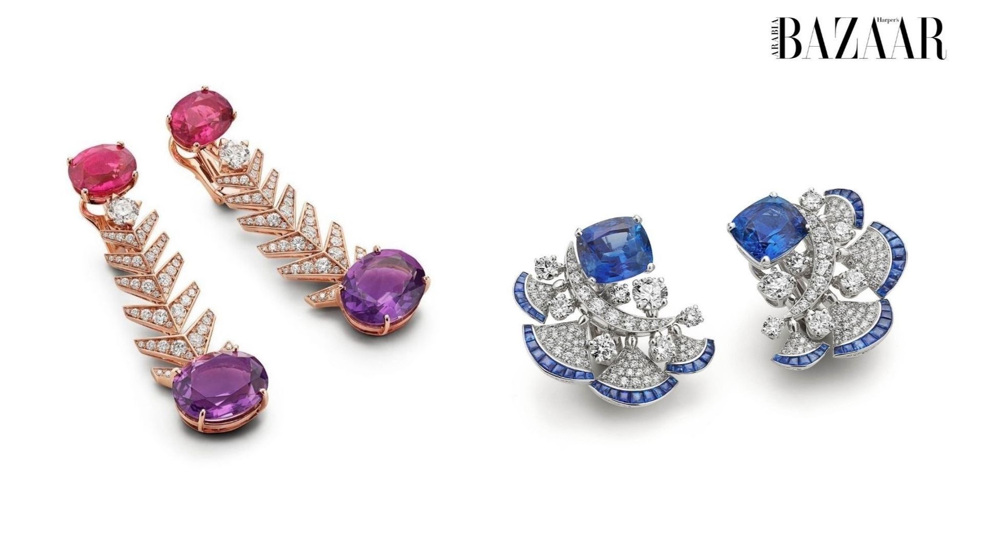 Quatre Classique  Diamond Paved Hoop Earrings  Boucheron UAE