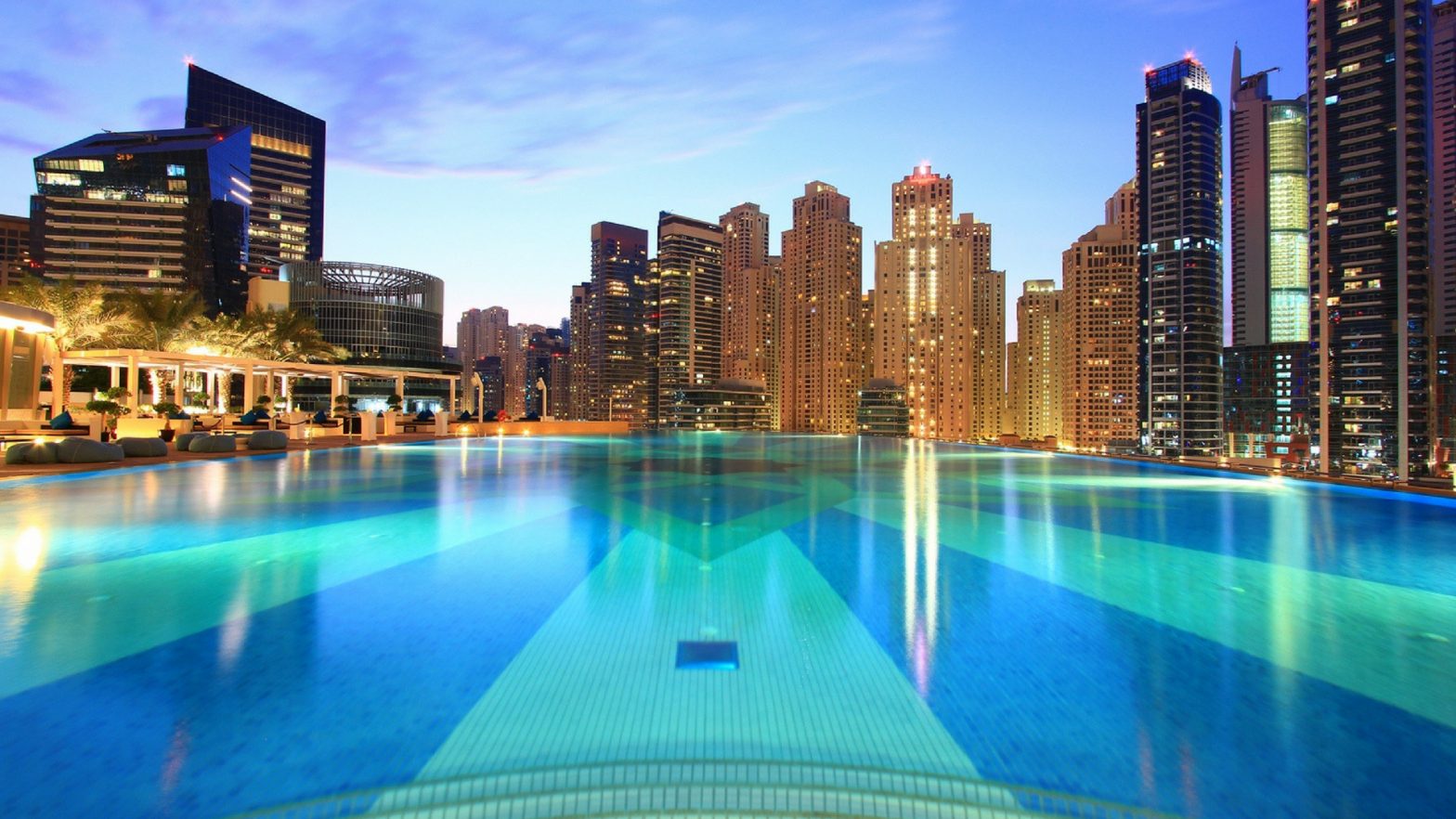 Dubai Marina Just Got A Chic New Pool Party | Harper's Bazaar Arabia