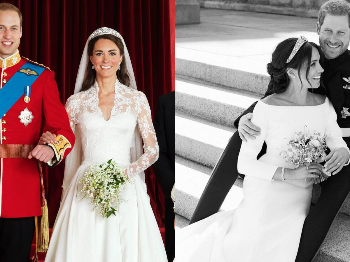 Meghan Markle and Kate Middleton's Wedding Gowns Comparison