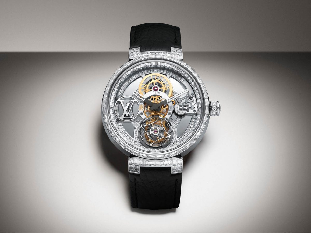 Louis Vuitton Presents Latest Timepiece To Celebrate New Store Opening Harper s Bazaar Arabia