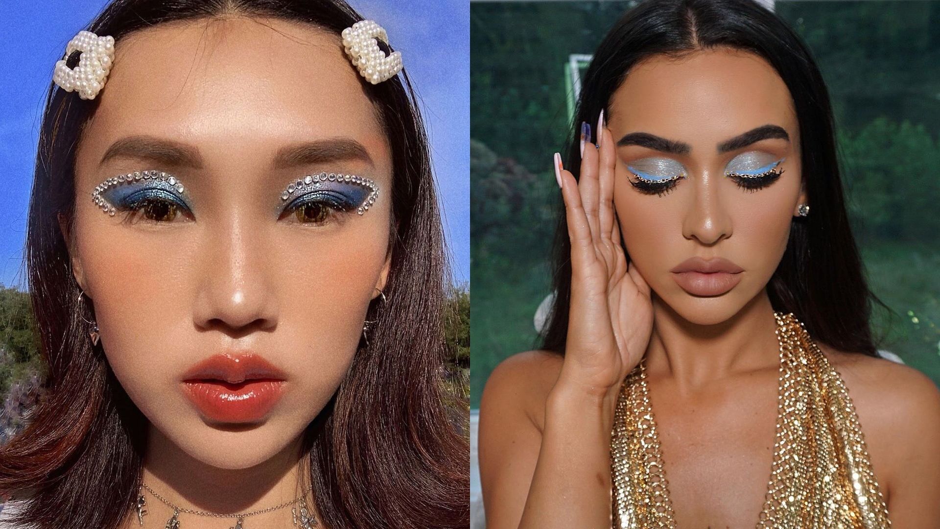 pearls, euphoria inspired makeup