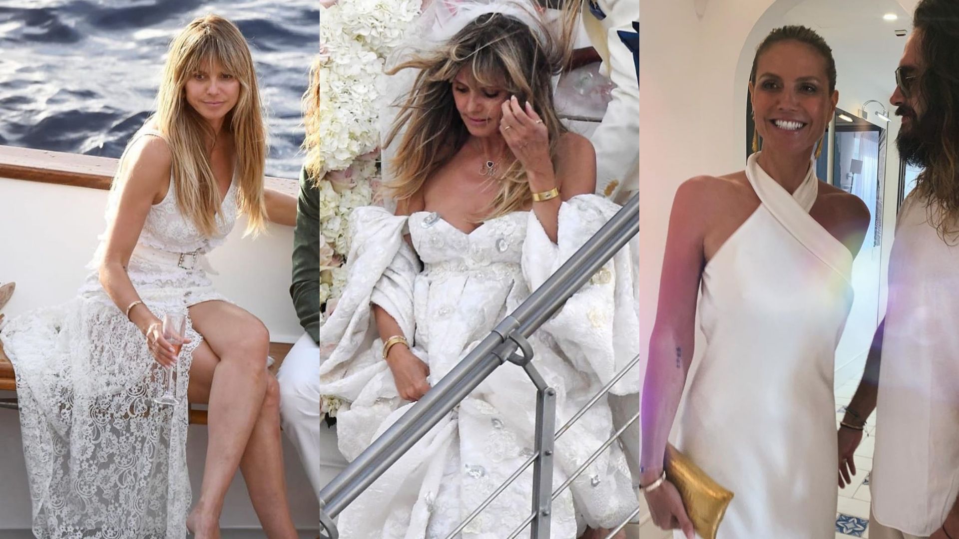 Heidi Klum Marries Tom Kaulitz On A Yacht In Capri British Vogue ...