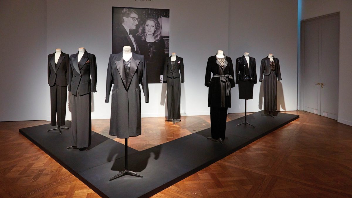 Catherine Deneuve auctions off YSL haute couture outfits, Catherine  Deneuve