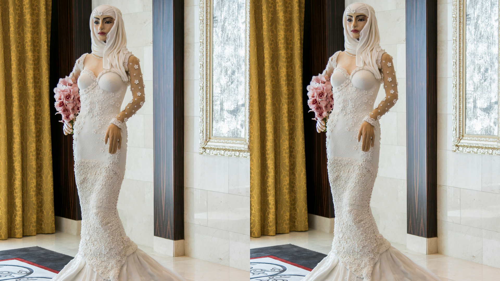 This Is What A Million Dollar Arab Bride Shaped Wedding Cake Looks