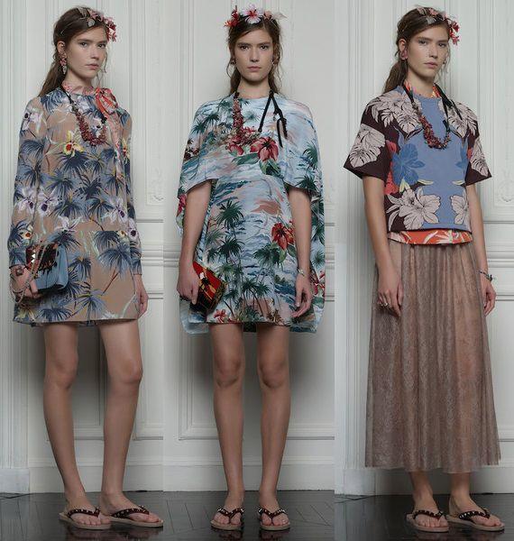 Valentino 2025 hawaiian couture