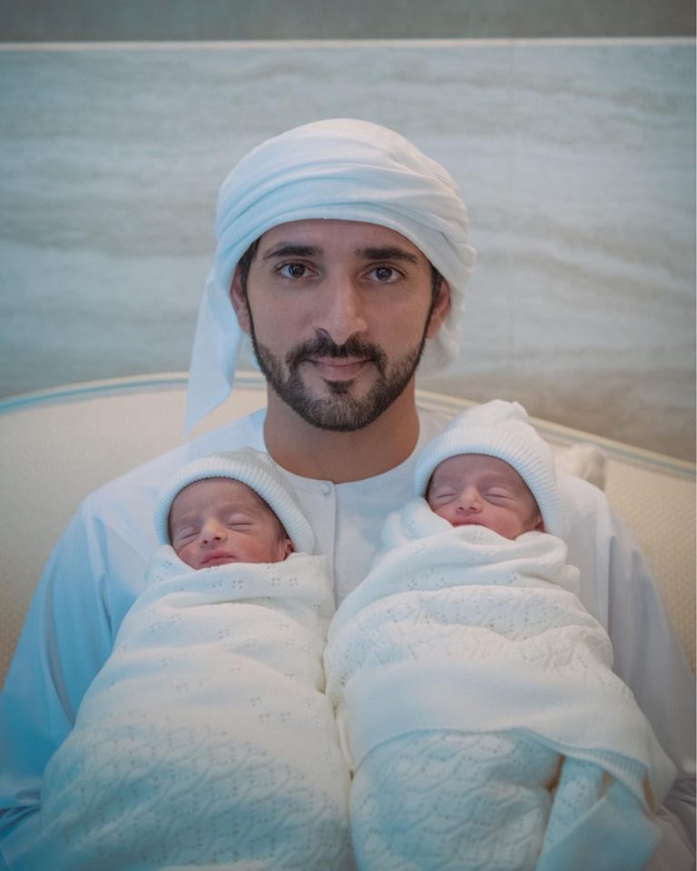 His Highness takes to Instagram to wish his one-year-old children happy ...