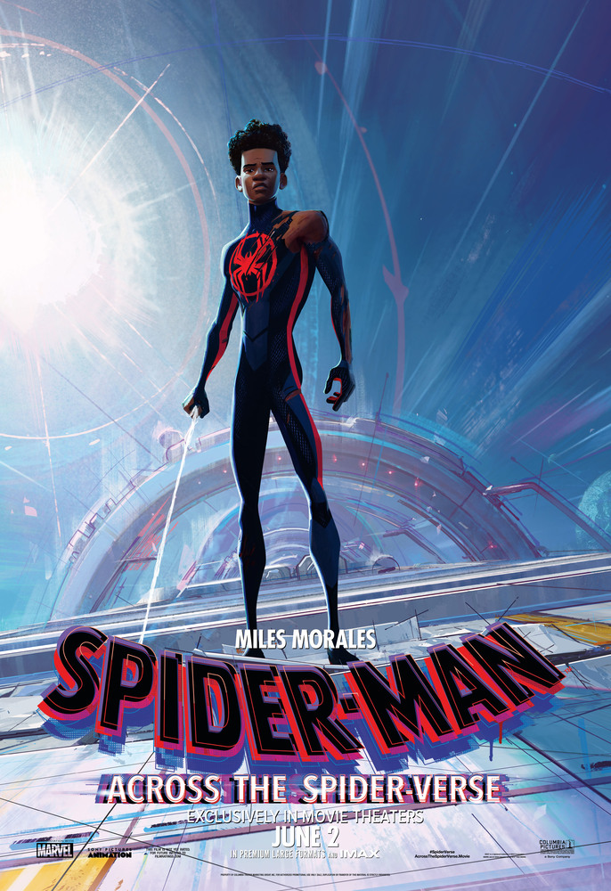 Removed the text from the new Spider-Man: Across the Spider-Verse