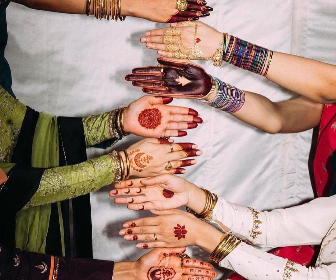 Mehendi, Henna on Bride S Hand - Color 02 Stock Image - Image of motive,  popular: 20185867