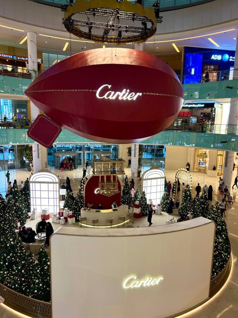 Cartier Christmas Caf Now Open in Dubai Mall