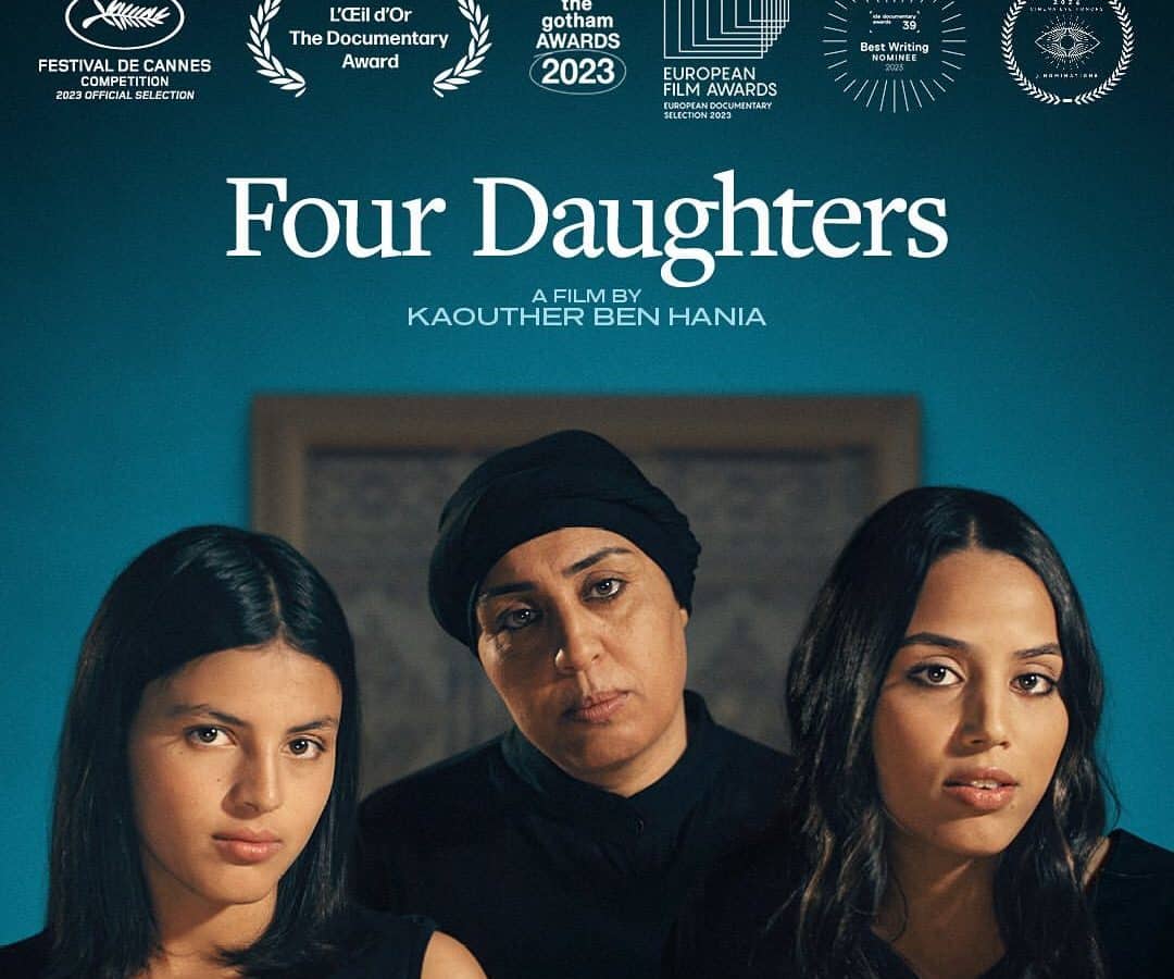 Tunisian Film Four Daughters Has Been Nominated For An Oscar   Four Daughters Poster 1080x900 