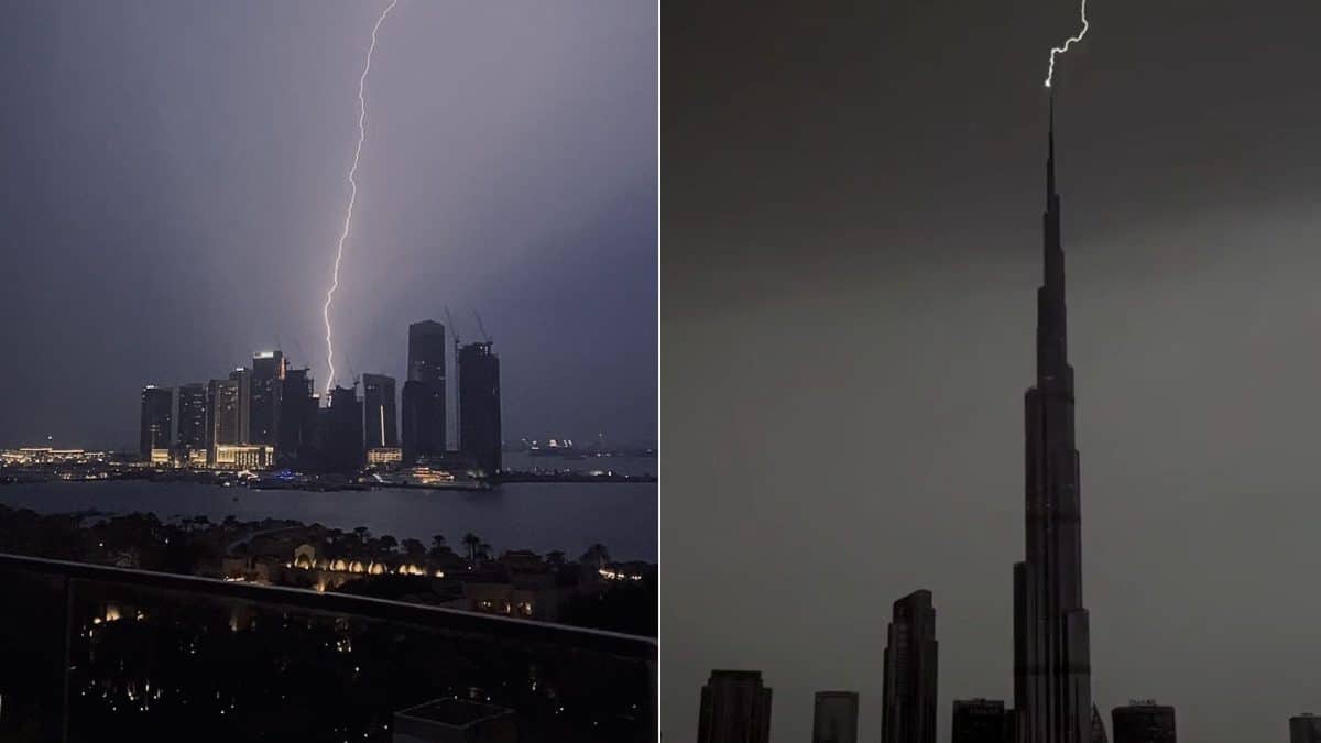 UAE Storm: 10 Videos of Rain, Hail and Lightning