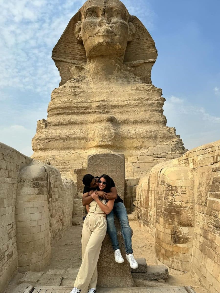 Inside Ankur Jain and Erika Hammond Giza Pyramids Wedding