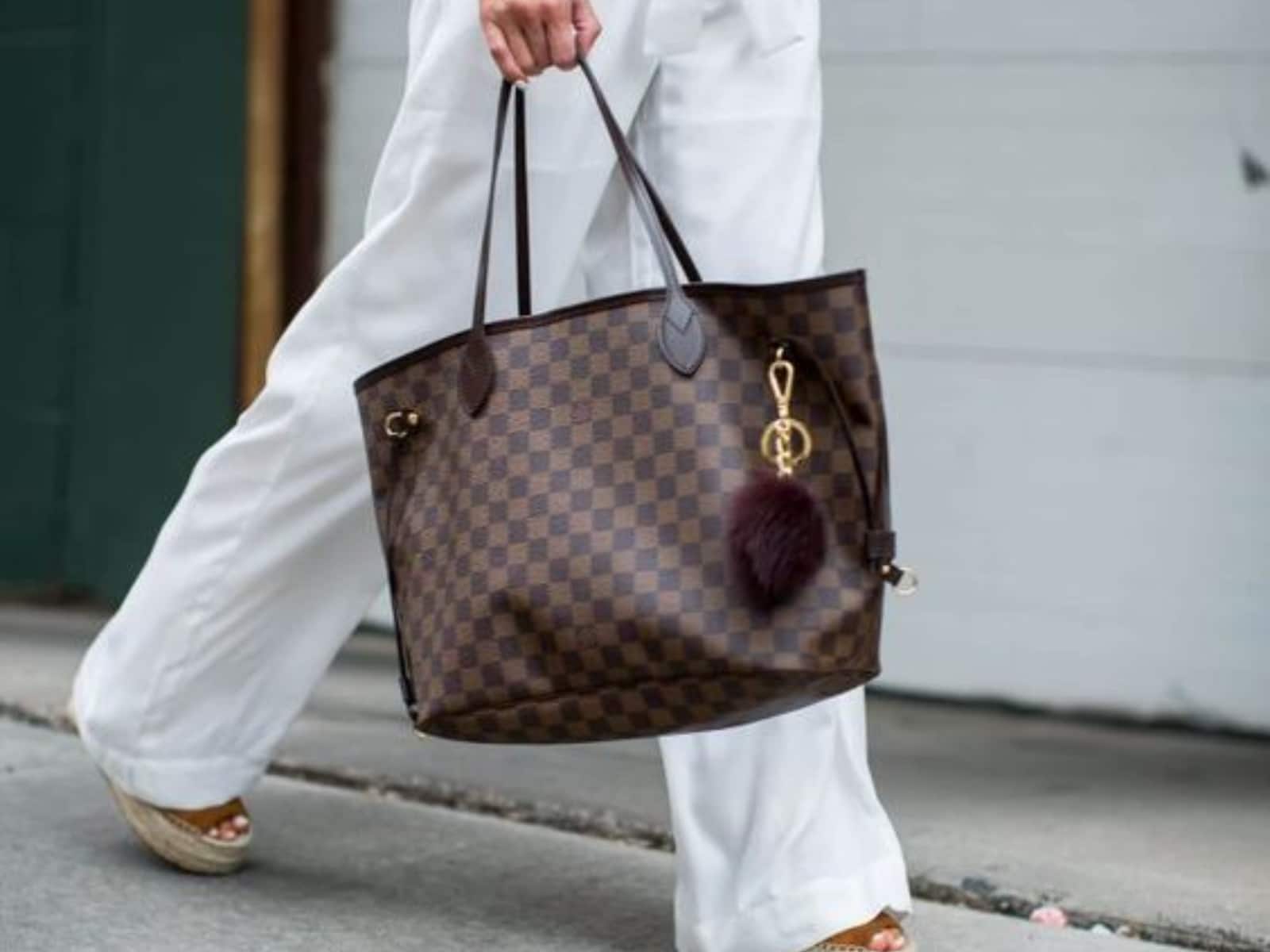 Lv tote bag neverfull on sale