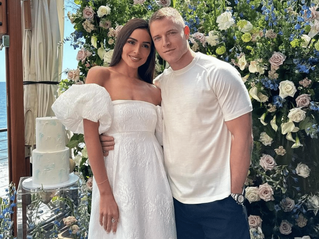 Watch: Inside Christian McCaffrey and Olivia Culpo's Wedding