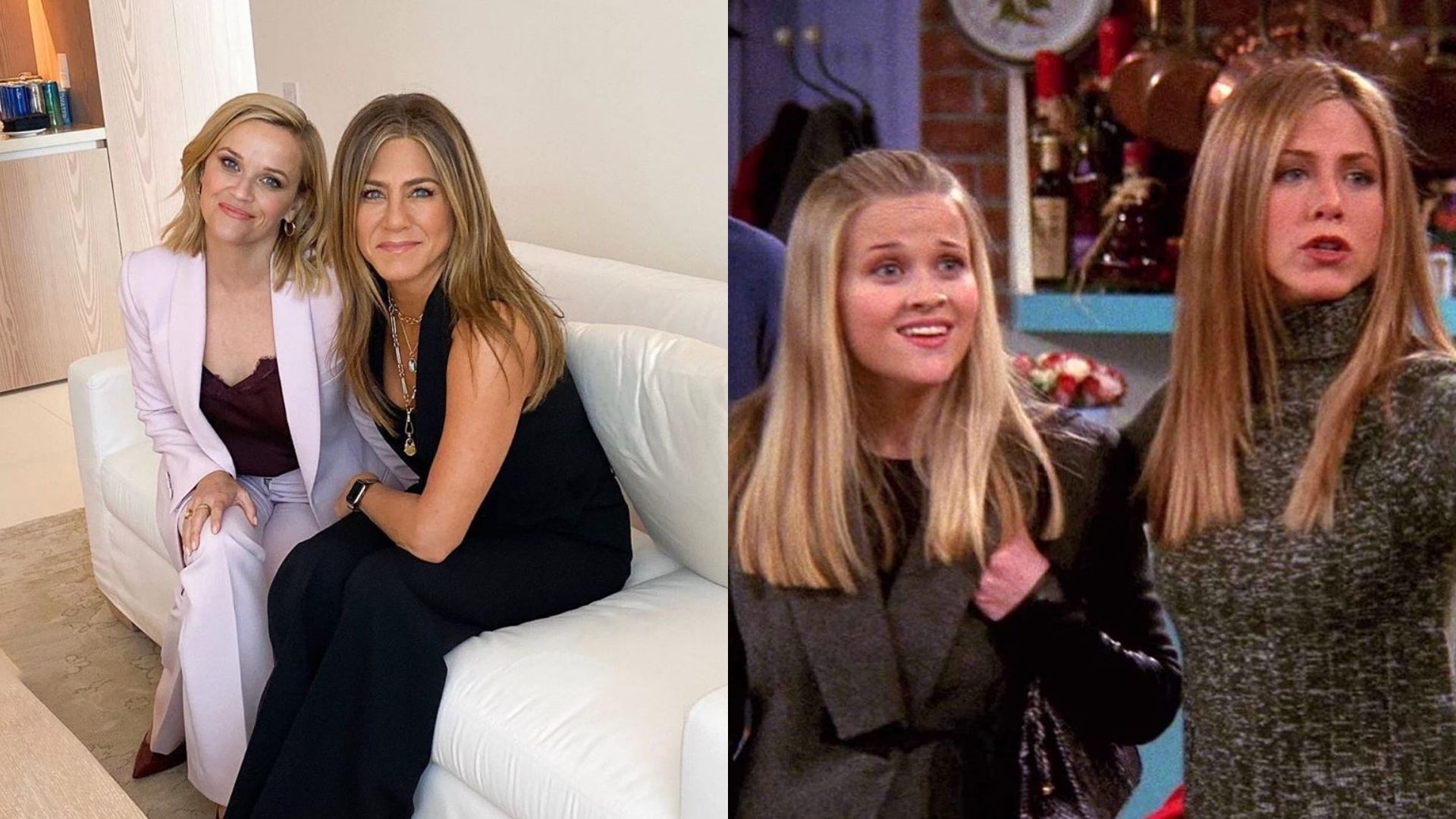 Jennifer Aniston and Reese Witherspoon Recreate Their Iconic Scene in