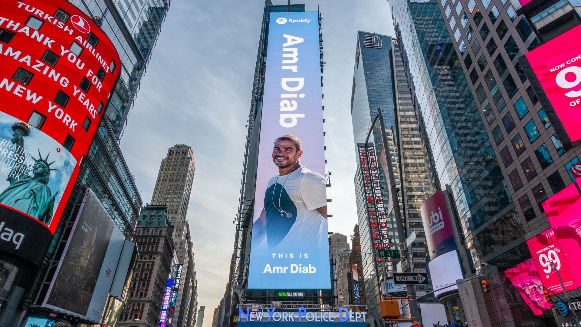 Amr Diab Is The First Arab Singer To Get His Own Times Square