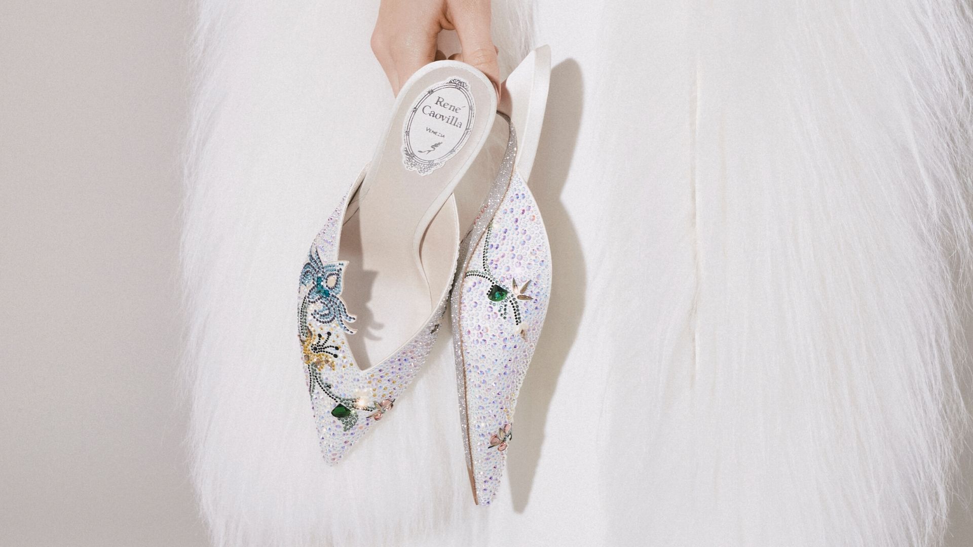 rene caovilla bridal shoes