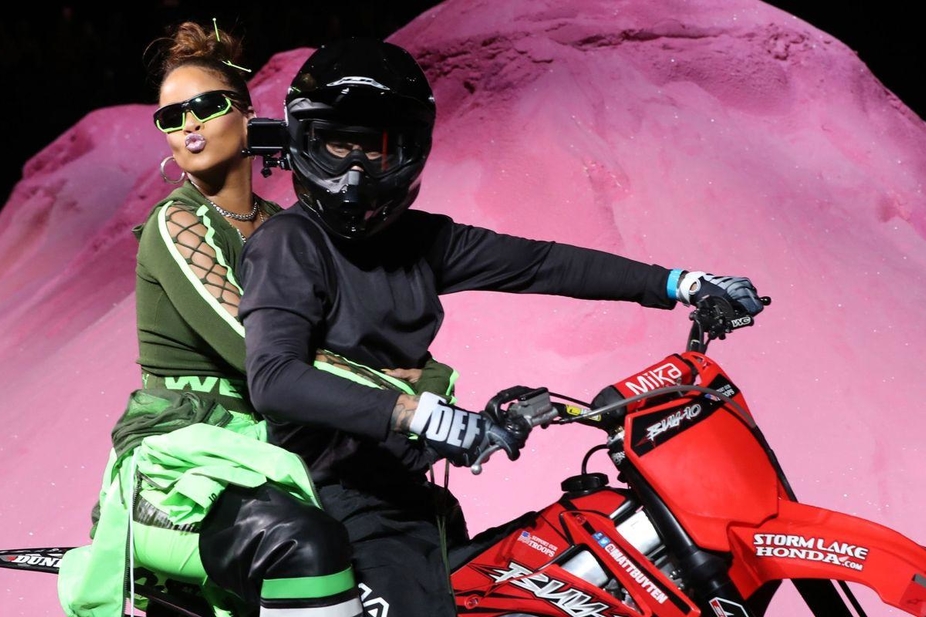 Rihanna Threw A Dirt Bike-Themed Fenty X Puma Show For Spring/Summer 2018
