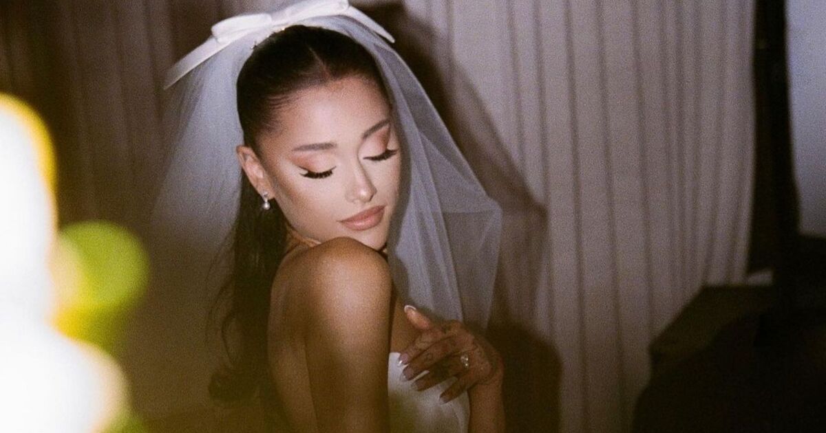 Ariana Grande Shares First Pictures Of Her Secret Home Wedding To