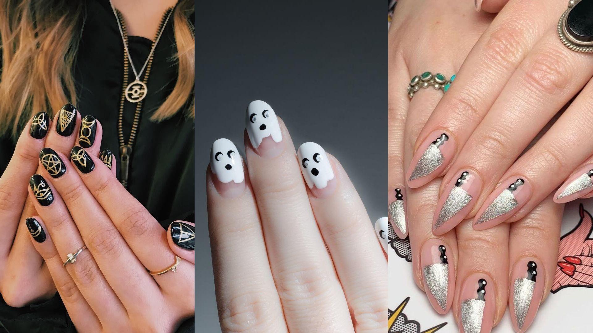 10 Stunning Spooky Nail Art Ideas For Halloween Harper S Bazaar Arabia