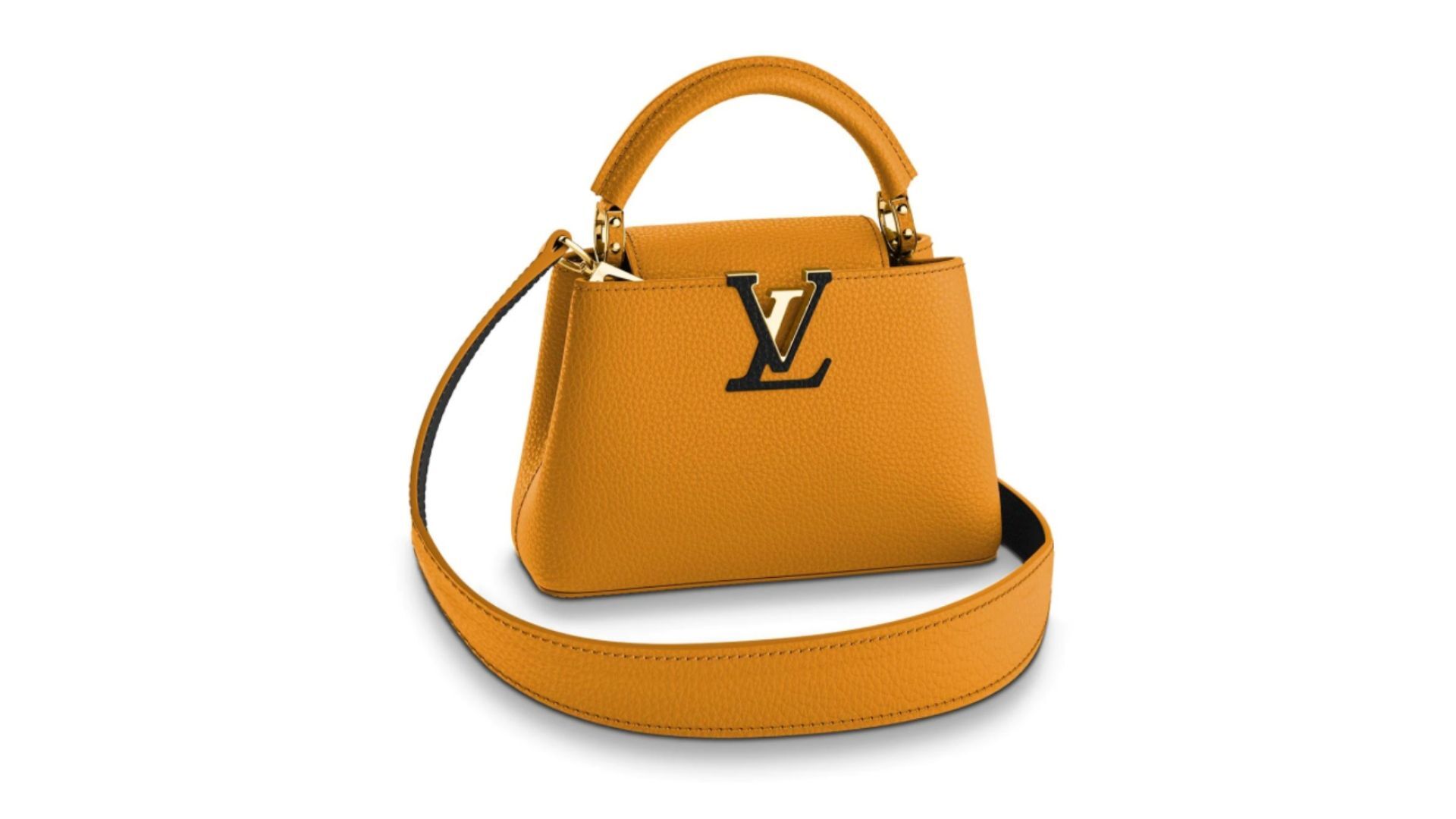 Louis Vuitton Capucines Bag BB Yellow in Taurillon Leather with Gold-tone -  US