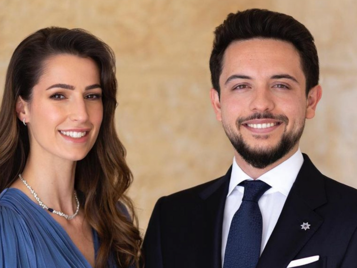 Crown Prince Hussein Shares Portrait With New Fiancée Rajwa Alseif ...